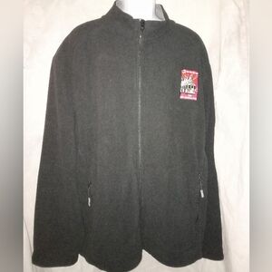 Men's Black Zip-Up Sweater